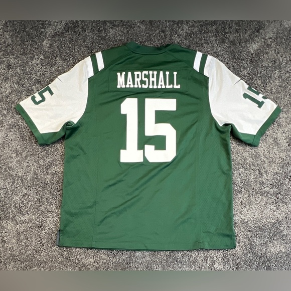 New York Jets Jersey Men’s Size XL Nike Brandon Marshall On-Field Football Green - Picture 6 of 8